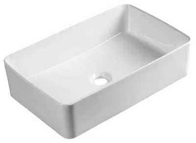 Obrázek produktu pro Keramické umyvadlo na desku 54x33 cm, bílé