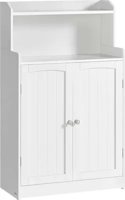 Obrázok produktu pre Kúpeľňová skrinka Rootz – úložná skrinka – organizér Biela MDF – 30 cm x 60 cm x 100 cm