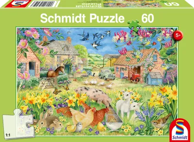 Produktbild von Schmidt Spiele Mein kleiner Bauernhof, 60 Stück(e), Bauernhof, 5 Jahr(e)