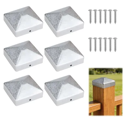 Produktbild von 6 Stück Pfostenkappen 12x12cm für Holzpfosten