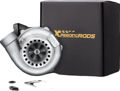Productafbeelding van Turbocompressor, maximaal vermogen 600 pk, lengte: 26 cm, breedte: 24 cm, hoogte: 23 cm, materiaal: gietijzer QT