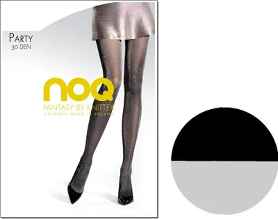 Produktbild von Glitzerstrumpfhose 30 den 2 Nero Silver