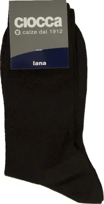 Image de 1 paire de chaussettes courtes pour homme, 80 % laine, CIOCCA, référence 888/1, taille 13 - pointure 46/47, 80 % laine, 20 % polyamide