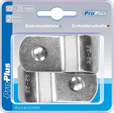 Produktbild von Zeltstangenklemme 22-25 mm, 2 Stück im Blister