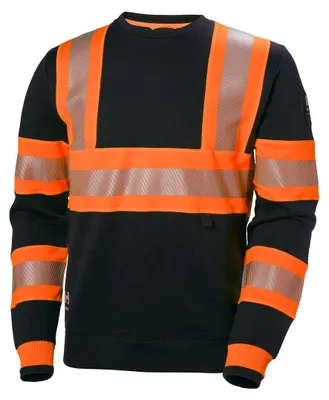 Produktbild von Helly Hansen Pullover ICU SWEATSHIRT 79272, Farbe:orange/ebony, Größe:XL