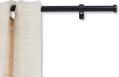Produktbild von Ausziehbare Gardinenstange - Verstellbare Vorhangstange - Stange von 90-170 cm - Schwarz