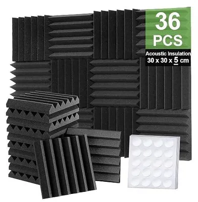 Zdjęcie produktu dla Panele akustyczne 3D pianka izolacyjna dźwięku do studia 12 szt.