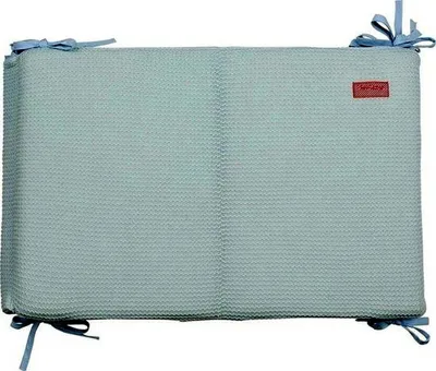 Image de Perikles Tour de lit océan coton 180 x 135 cm bleu clair