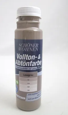 Produktbild von Voll- und Abtönfarbe Lavagrau 250 ml