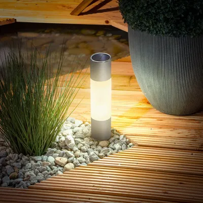 Produktbild von esotec Moderne Solar Standleuchte Pole Light 30 cm wetterfest outdoor 102616