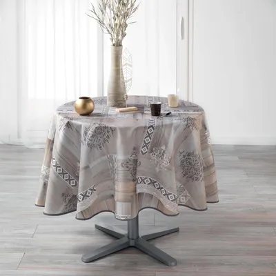 Image de Nappe Ethnic wood 180 cm