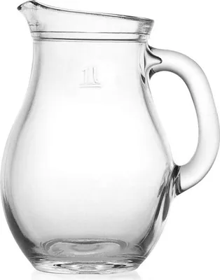 Image de Verre Pot 1 Litre 20x14,2 X 12,5cm
