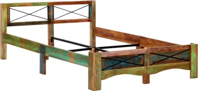 Obrázek produktu pro vidaXL Postel z masivu bez matrace z regenerovaného dřeva 140x200 cm
