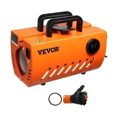 Produktbild von Heißpressmaschine, 620W Leistung, 30oz Kapazität, Temperaturbereich 40°C-210°C, Zeitbereich 0-999s,