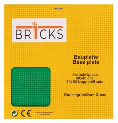 Produktbild von BR1CKS Baseplate Dark Green 50x50