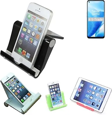 Produktbild von K-S-Trade Handy-Ständer kompatibel mit OnePlus Nord N200 5G faltbarer Tischständer Smartphone Tablet Halterung Reise
