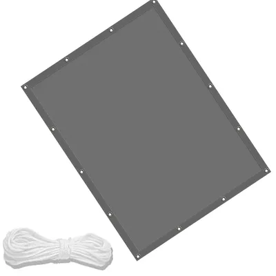 Immagine prodotto di Tenda da sole rettangolare, 510 x 570 cm, impermeabile, protezione UV, colore grigio
