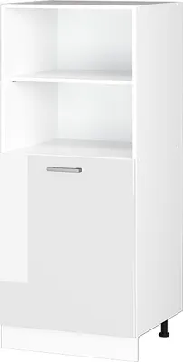 Produktbild von Hochschrank Vicco R-Line Weiß Hochglanz 60 cm mit offenen Regalen, und Tür, Model 41885