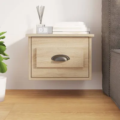 Obrázek produktu pro vidaXL Nástěnný noční stolek Sonoma Dub 41,5x36x28 cm
