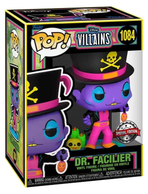 Zdjęcie produktu dla Funko Disney Villains POP! Vinyl Figur Dr Facillier (Blacklight) 9 cm
