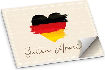 Produktbild von itenga Tischset DEUTSCHLAND 50 Blatt Papier DIN A3