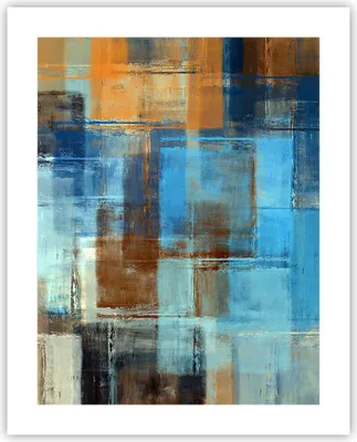 Produktbild von Poster - Poster ohne Rahmen - Abstraktion modern - 40x50 cm - Wand Bild - Wanddeko - Wandbilder - Kunstposter - Wandposter - Bilder - Kunstdruck - Wanddekoration - Wandbild - P2XPA40x50-3418