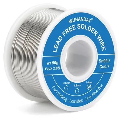 Lötzinn 50 g Sn99,3 Cu0,7 1,0 mm bleifrei mit Flussmittelkern