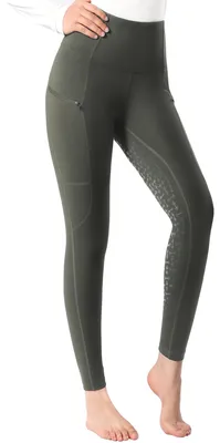 Produktbild von Harrison Howard Damen Vollbesatz Silikon Grip Reithose Reithose Hohe Taille Legg