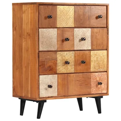 Obrázek produktu pro Komoda se zásuvkami 60 x 30 x 75 cm masivní akáciové dřevo