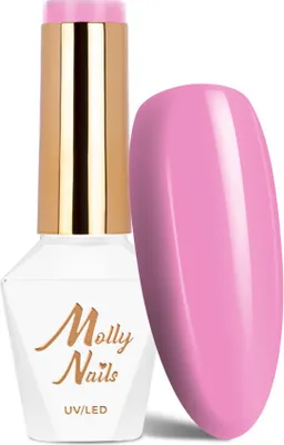 Obrázek produktu pro Molly Nails Flamingo Florale HEMA/Di-HEMA-free hybridní lak na nehty, 8 g, č. 141