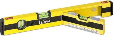 Produktbild von FLÜWA Wasserwaage - 40 cm - schwarz/gelb