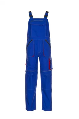 Produktbild von Planam Latzhose Basalt Gr. 90 kornblau/rot