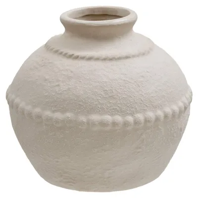 Produktbild von Vase lewis h. 16,3 cm, weiß - Atmosphera créateur d'intérieur