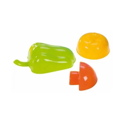 Produktbild von Lena Ausstechformen Set für Kinder, Paprika, Pilz, Tomate, aus Kunststoff