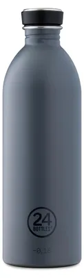 Produktbild von 24Bottles Edelstahl Trinkflasche Formal Grey 1 l, auslaufsicher, nicht-thermisch