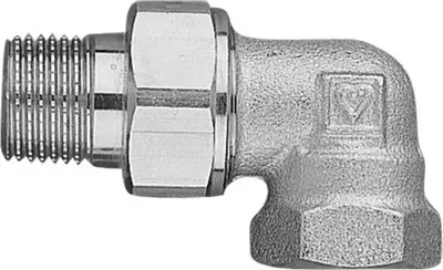 Image de Raccord de radiateur Herz Fig.4145(03) 1 pouce coudé, 1 pièce.