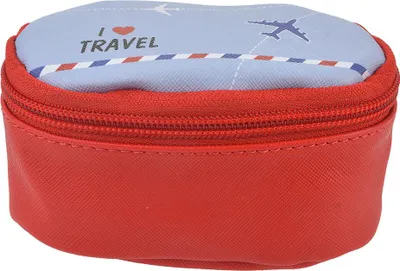 Produktbild von Juleeze Kosmetiktasche, Modell JZTB0007, rot, 12 x 8 x 6 cm