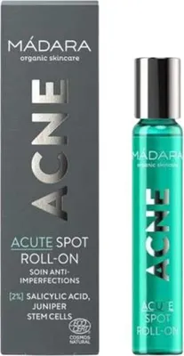 Obrázek produktu pro MÁDARA Cosmetics ACNE Acute Spot Roll-On, Ženy, Mastná pleť, Problematická pleť, Tekutina, Zklidňující, All ages, 8 ml