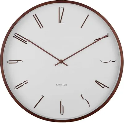 Produktbild von moderne Wanduhr Weiß - Karlsson Modell: KA6014WH