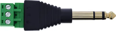 Zdjęcie produktu dla InLine 92504L, Czarny, Zielony, Męska/Żeńska, Prosty, 26/16, 300 V, 10 mΩ