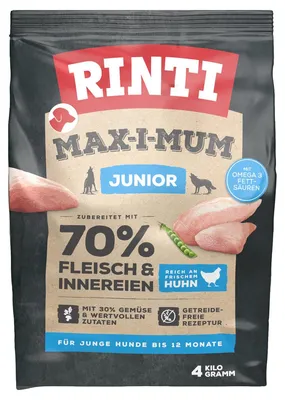 Produktbild von Rinti MAX-I-MUM Junior Huhn 4 kg