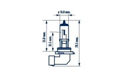 Obrázek produktu pro H10 NARVA Žárovky do automobilů 12 V 45 W PY20d 48095