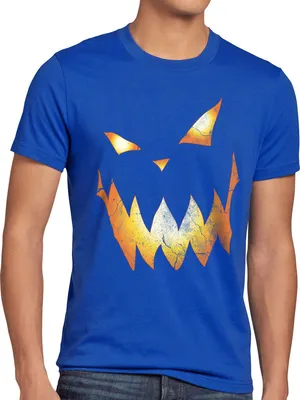 Produktbild von style3 Kürbiskopf Halloween Herren T-Shirt