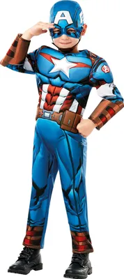 Produktbild von Avengers Assemble Captain America Kindergröße: 116
