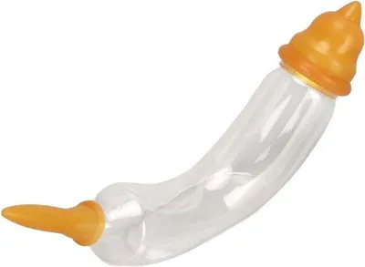 Produktbild von Saugflasche 10 ml - Milchdosierer aus Glas - Implementierbare Lichtbogengestaltung - Ideal für Neugeborene und Welpen - ServiceTopper
