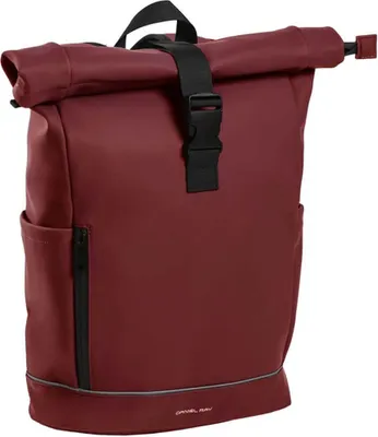 Produktbild von Daniel Ray Rolltop-Rucksack Laptoprucksack Highlands mit gepolstertem Rücken - PolyurethanRollrucksack Fahrradrucksack mit Laptopfach in Burgundi