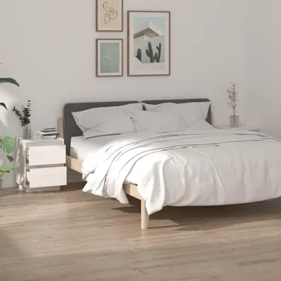 Zdjęcie produktu dla VidaXL 813318, Biały, Drewno sosnowe, 400 mm, 350 mm, 500 mm, 2 szt.