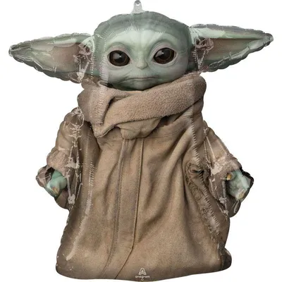 Productafbeelding van SuperShape Star Wars Mandalorian The Child Folieballon - Baby Yoda - 55x66 cm