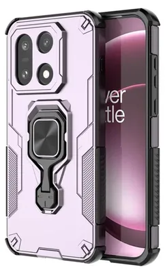 Productafbeelding van MobyDefend Hoesje - Geschikt voor OnePlus 15 - Dubbelgelaagde Pantsercase Met Standaard - Roze