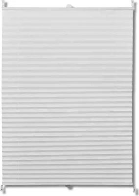 Obrázek produktu pro vidaXL Plisovaná roleta 70×125 cm Bílá